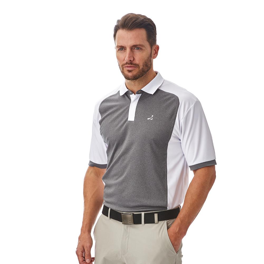 Under Par Mens Concealed Placket Contrast Polo Shirt